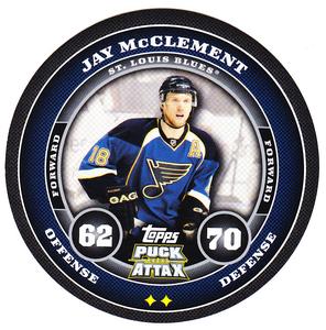 2009-10 Topps Puck Attax #NNO Jay McClement Front