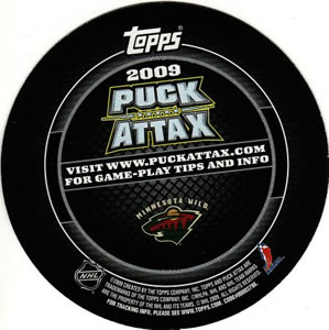 2009-10 Topps Puck Attax #NNO Cal Clutterbuck Back