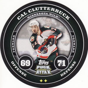 2009-10 Topps Puck Attax #NNO Cal Clutterbuck Front