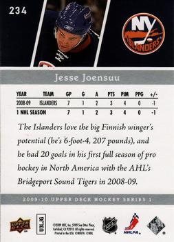 2009-10 Upper Deck #234 Jesse Joensuu Back