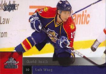 2009-10 Upper Deck #70 David Booth Front