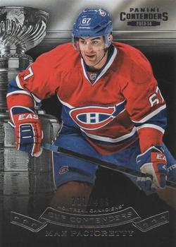2013-14 Panini Contenders - Cup Contenders #CC-18 Max Pacioretty Front