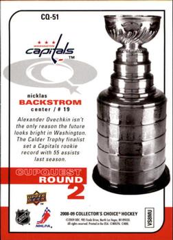 2008-09 Collector's Choice - CupQuest #CQ-51 Nicklas Backstrom Back
