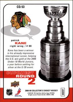 2008-09 Collector's Choice - CupQuest #CQ-53 Patrick Kane Back