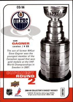2008-09 Collector's Choice - CupQuest #CQ-56 Sam Gagner Back