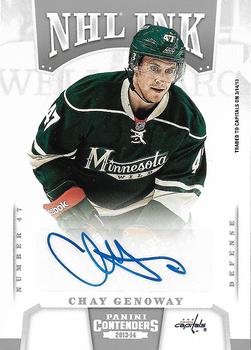 2013-14 Panini Contenders - NHL Ink #I-CGE Chay Genoway Front