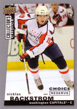 2008-09 Collector's Choice - Choice Reserve #131 Nicklas Backstrom Front