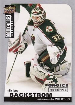 2008-09 Collector's Choice - Choice Reserve #133 Niklas Backstrom Front