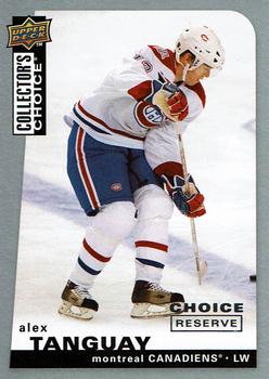2008-09 Collector's Choice - Choice Reserve #4 Alex Tanguay Front