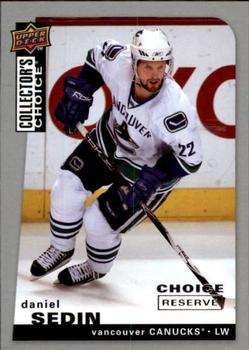 2008-09 Collector's Choice - Choice Reserve #38 Daniel Sedin Front