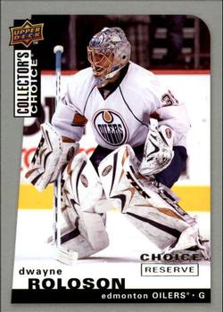 2008-09 Collector's Choice - Choice Reserve #52 Dwayne Roloson Front