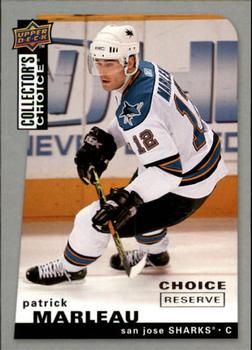 2008-09 Collector's Choice - Choice Reserve #141 Patrick Marleau Front