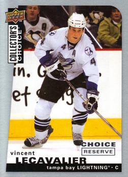 2008-09 Collector's Choice - Choice Reserve #196 Vincent Lecavalier Front