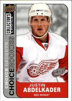 2008-09 Collector's Choice - Choice Reserve #201 Justin Abdelkader Front