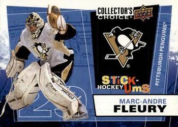 2008-09 Collector's Choice - Stick-Ums #UMS14 Marc-Andre Fleury Front