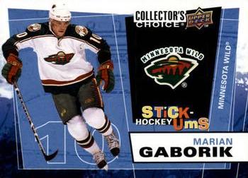 2008-09 Collector's Choice - Stick-Ums #UMS15 Marian Gaborik Front
