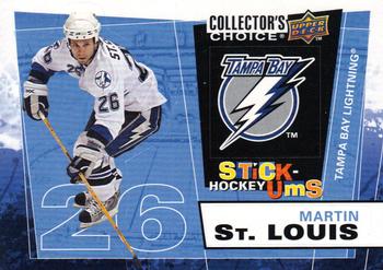 2008-09 Collector's Choice - Stick-Ums #UMS17 Martin St. Louis Front