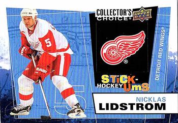 2008-09 Collector's Choice - Stick-Ums #UMS22 Nicklas Lidstrom Front