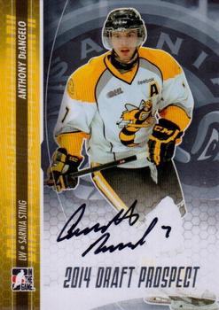 2014 In The Game Draft Prospects - Autographs #A-AD2 Anthony DeAngelo Front