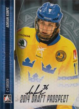 2014 In The Game Draft Prospects - Autographs #A-AK2 Adrian Kempe Front