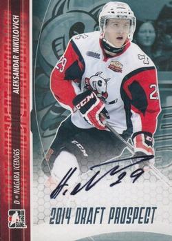 2014 In The Game Draft Prospects - Autographs #A-AM2 Aleksandar Mikulovich Front