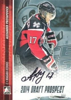 2014 In The Game Draft Prospects - Autographs #A-APR1 Alexander Protapovich Front