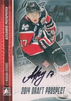2014 In The Game Draft Prospects - Autographs #A-APR2 Alexander Protapovich Front