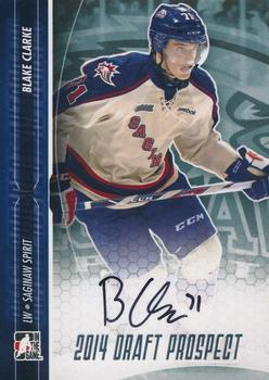 2014 In The Game Draft Prospects - Autographs #A-BC2 Blake Clarke Front