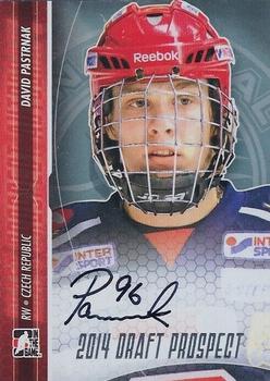 2014 In The Game Draft Prospects - Autographs #A-DP1 David Pastrnak Front