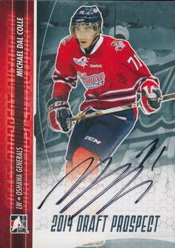 2014 In The Game Draft Prospects - Autographs #A-MD1 Michael Dal Colle Front