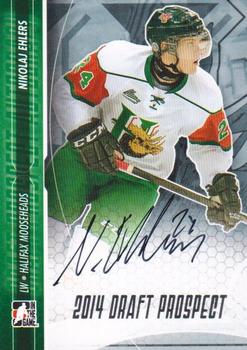 2014 In The Game Draft Prospects - Autographs #A-NE1 Nikolaj Ehlers Front