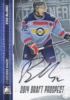 2014 In The Game Draft Prospects - Autographs #A-RM1 Ryan MacInnis Front