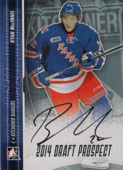 2014 In The Game Draft Prospects - Autographs #A-RM2 Ryan MacInnis Front