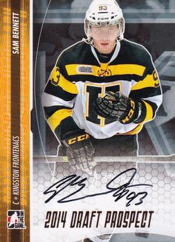 2014 In The Game Draft Prospects - Autographs Gold #A-SB1 Sam Bennett Front