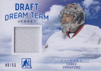2014 In The Game Draft Prospects - Draft Dream Team Jerseys Blue #DT-3 Corey Crawford Front