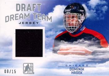 2014 In The Game Draft Prospects - Draft Dream Team Jerseys Silver #DT-4 Dominik Hasek Front