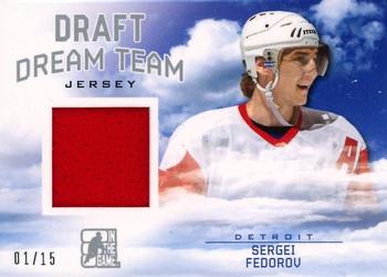 2014 In The Game Draft Prospects - Draft Dream Team Jerseys Silver #DT-21 Sergei Fedorov Front