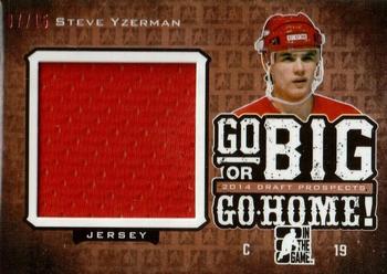 2014 In The Game Draft Prospects - Go Big Or Go Home Jerseys Bronze #BIG-10 Steve Yzerman Front