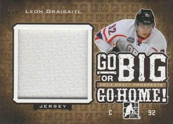 2014 In The Game Draft Prospects - Go Big Or Go Home Jerseys Gold #BIG-4 Leon Draisaitl Front
