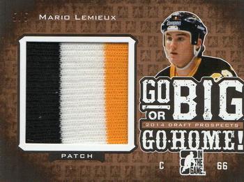 2014 In The Game Draft Prospects - Go Big Or Go Home Patches Bronze #BIG-5 Mario Lemieux Front