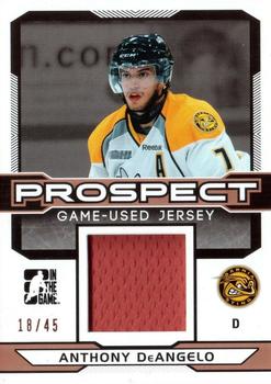 2014 In The Game Draft Prospects - Jerseys Bronze #PGU-3 Anthony DeAngelo Front