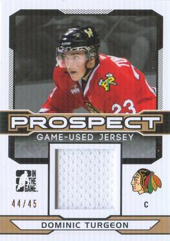 2014 In The Game Draft Prospects - Jerseys Bronze #PGU-9 Dominic Turgeon Front