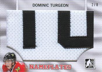 2014 In The Game Draft Prospects - Nameplates #NP-9 Dominic Turgeon Front