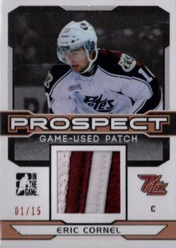 2014 In The Game Draft Prospects - Patches Bronze #PGU-10 Eric Cornel Front