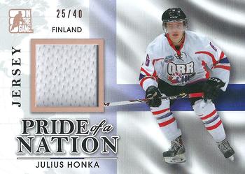 2014 In The Game Draft Prospects - Pride of a Nation Jerseys Bronze #PN-4 Julius Honka Front