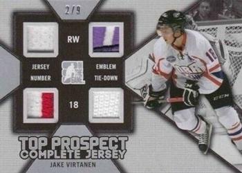 2014 In The Game Draft Prospects - Top Prospects Complete Jerseys Silver #TPC-9 Jake Virtanen Front