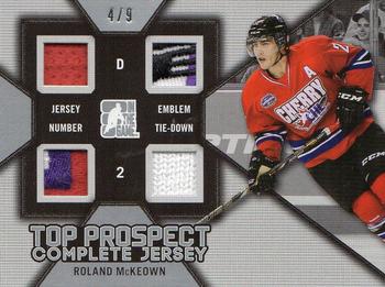 2014 In The Game Draft Prospects - Top Prospects Complete Jerseys Silver #TPC-18 Roland McKeown Front