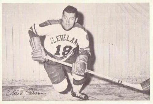 1951-52 Cleveland Barons (AHL) #NNO Eddie Olson Front