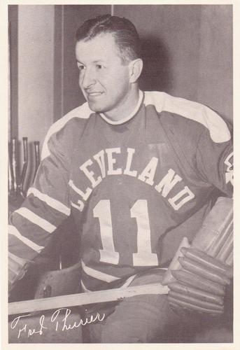 1951-52 Cleveland Barons (AHL) #NNO Fred Thurier Front