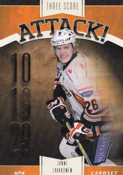 2012-13 Cardset Finland - Three Score Attack #TSA 3 Janne Laakkonen Front